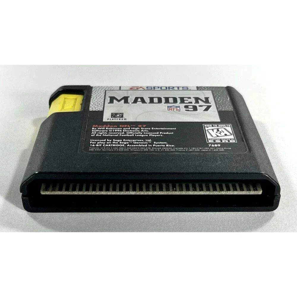 Madden NFL 97 Sega Genesis 1996 Vintage Authentic Cartridge Only Tested